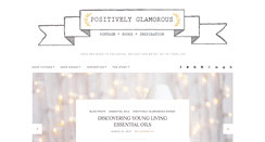 Desktop Screenshot of positivelyglamorous.com